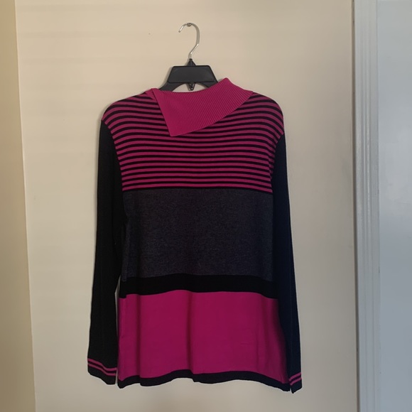 Womens striped colour-block long sleeved sweater by Mat like new condition - Picture 3 of 4